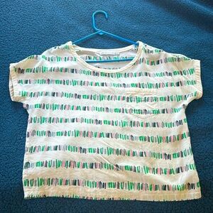 SEE By Chloe Silk graphic print top